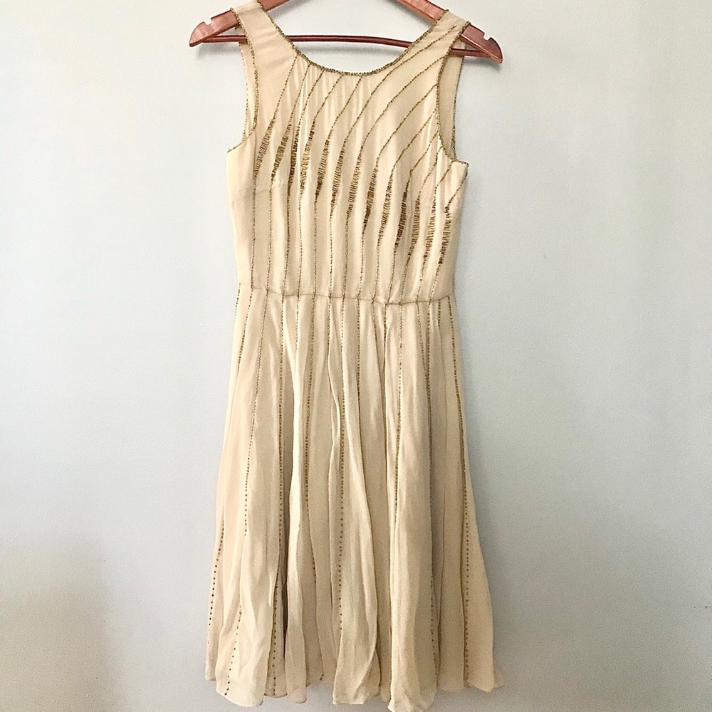 French Connection Shimmer Beaded Dress